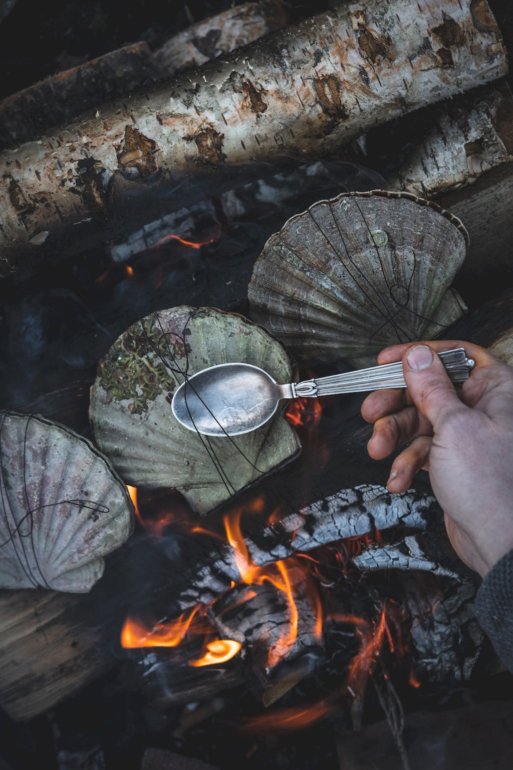 Kochen mit Feuer