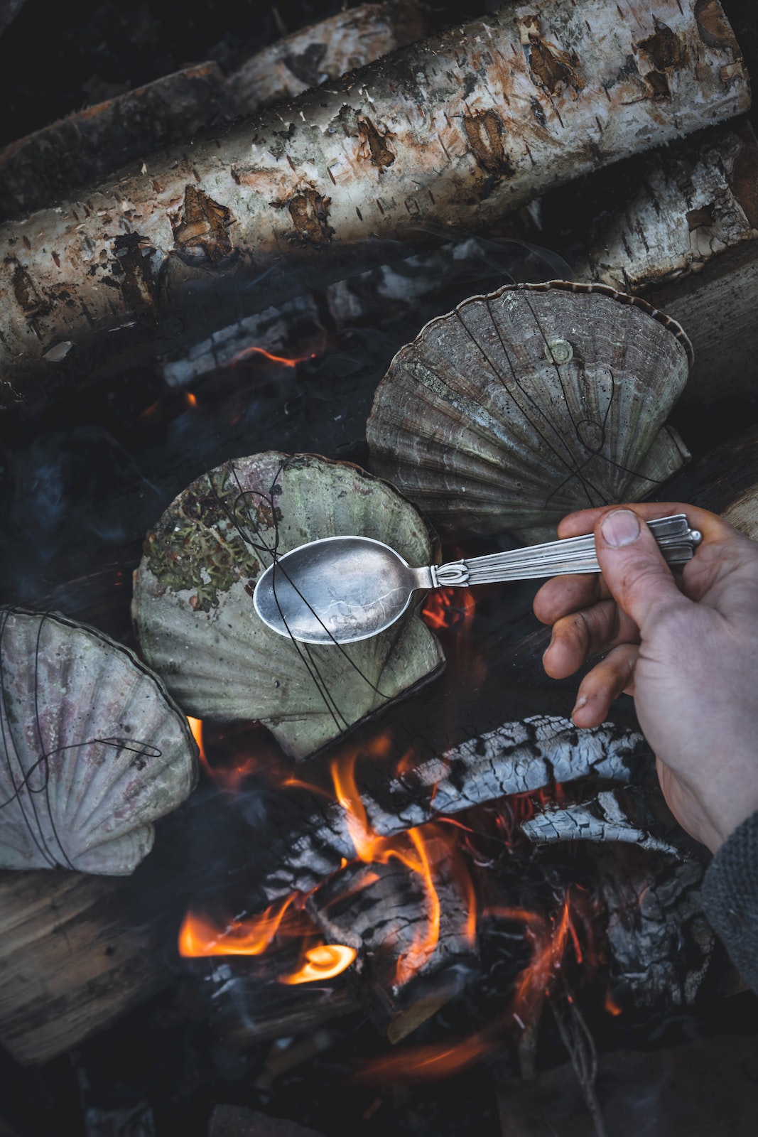 Kochen mit Feuer