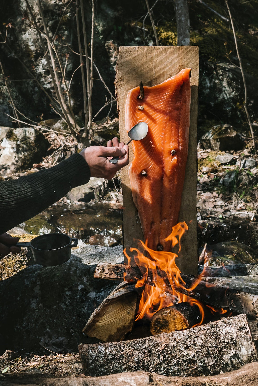Kochen mit Feuer