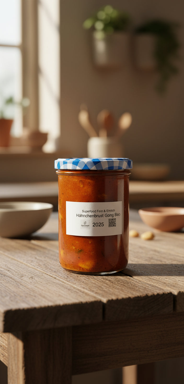 🌶️ Gong Bao Hähnchenbrust | Asiatisches Gourmet-Fertiggericht | Superfood – fein & ehrlich 400 g