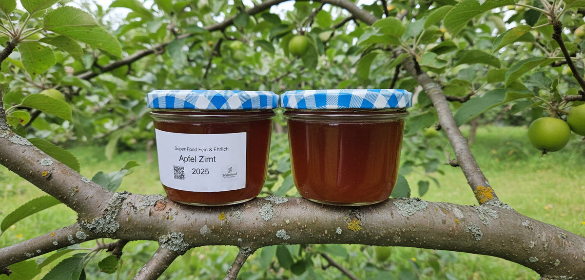 🍎 Hausgemachtes Apfel-Zimt-Gelee | Winterlicher Fruchtaufstrich | Superfood – fein & ehrlich 200 g