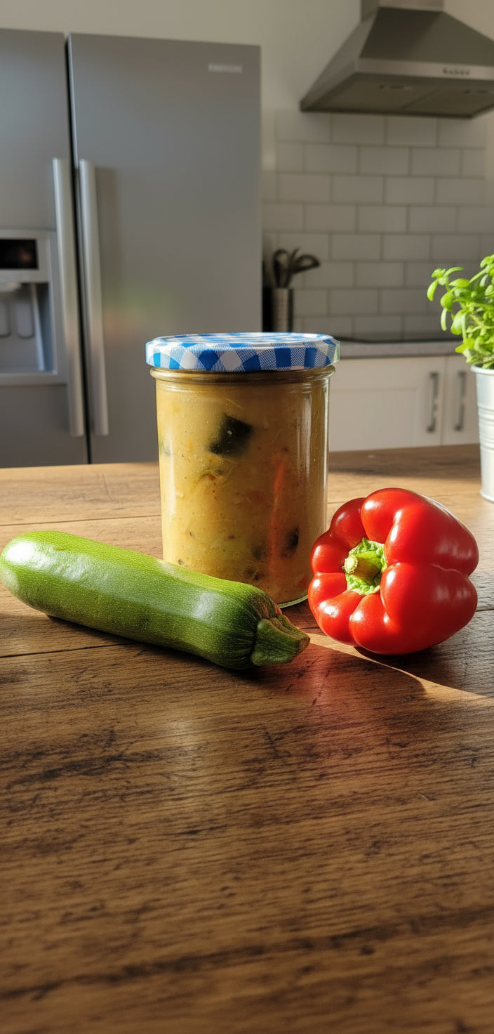 🍗 Curry-Geschnetzeltes von der Keule | Exotisch & Saftig im Glas | Superfood – fein & ehrlich 400 g