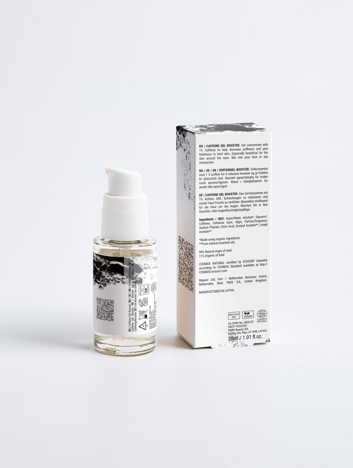 Koffein-Gel-Booster – Frischekick für müde Haut